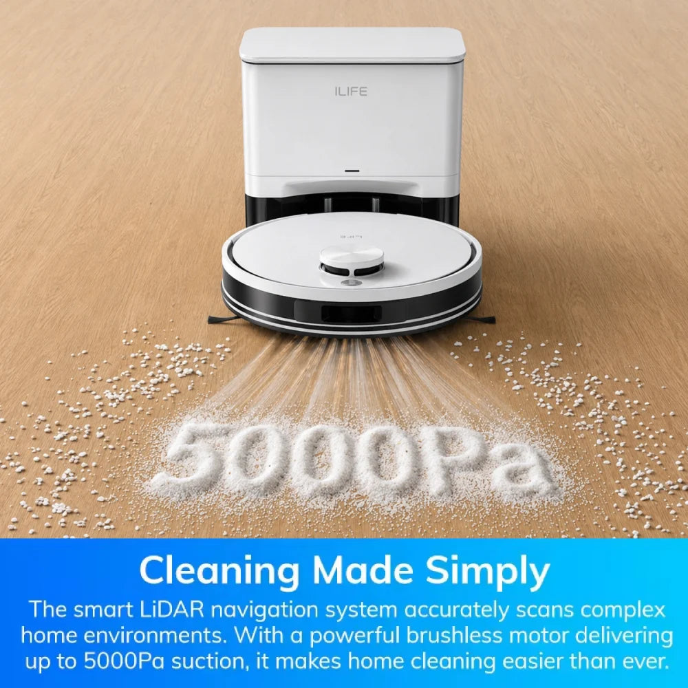 Aspirateur Robot Laveur Intelligent avec Cartographie Automatique