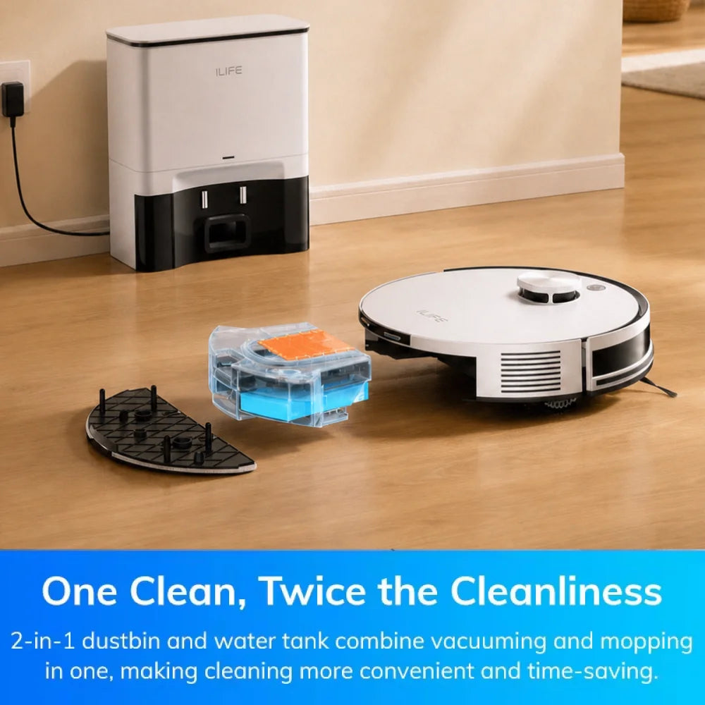 Aspirateur Robot Laveur Intelligent avec Cartographie Automatique